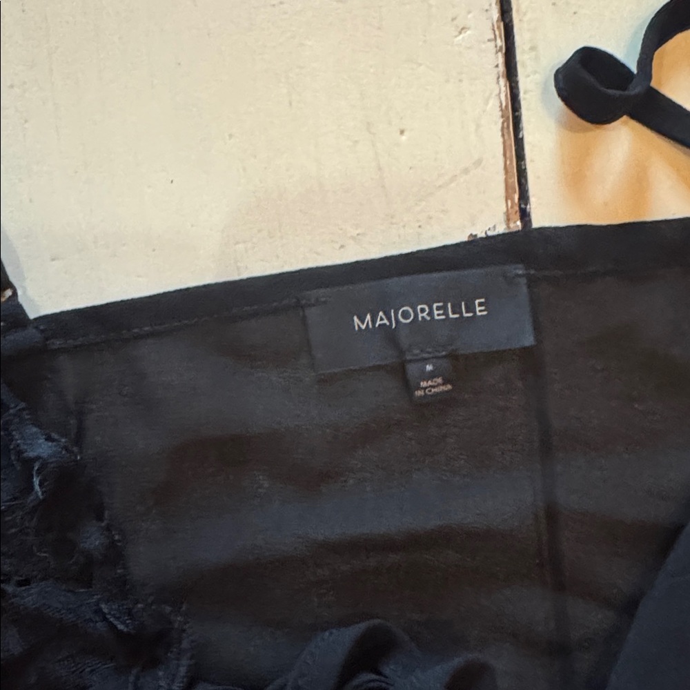 MAJORELLE Black Lace-Trim Camisole & Short Sleep Set - Picture 5 of 6